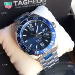 Super Clone Tag Heuer Formula 1 Calibre 5 Blue Ceramic Bezel Stainless Steel 43mm